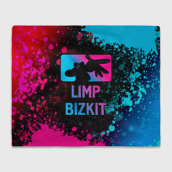 Плед 3D Limp Bizkit - neon gradient