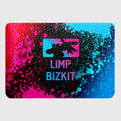 Картхолдер с принтом Limp Bizkit - neon gradient - фото 2