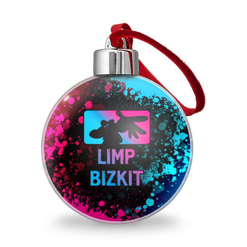 Ёлочный шар Limp Bizkit - neon gradient