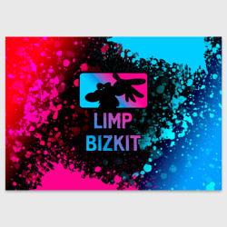 Поздравительная открытка Limp Bizkit - neon gradient