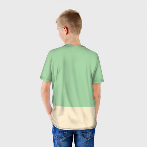 Детская футболка 3D Прикольный мишутка - городской стиль, цвет 3D печать - фото 4