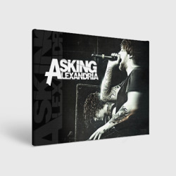 Холст прямоугольный Asking Alexandria singer