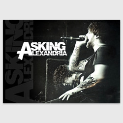 Поздравительная открытка Asking Alexandria singer