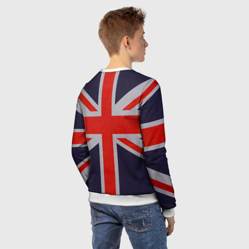 Детский свитшот 3D Asking Alexandria британский флаг, цвет 3D печать - фото 4