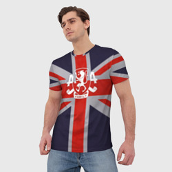 Мужская футболка 3D Asking Alexandria британский флаг - фото 2