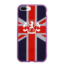 Чехол для iPhone 7Plus/8 Plus матовый Asking Alexandria британский флаг