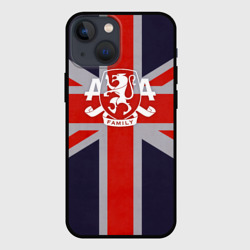 Чехол для iPhone 13 mini Asking Alexandria британский флаг