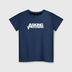 Светящаяся детская футболка Asking Alexandria logo