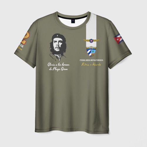 Мужская футболка 3D+ ВВС Кубы: Че Гевара, цвет 3D печать