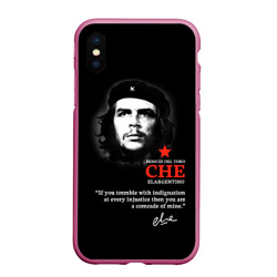 Чехол для iPhone XS Max матовый Che Guevara автограф