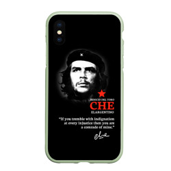 Чехол для iPhone XS Max матовый Che Guevara автограф