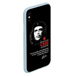 Чехол для iPhone XS Max матовый Che Guevara автограф - фото 2