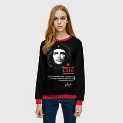 Женский свитшот 3D Che Guevara автограф - фото 2
