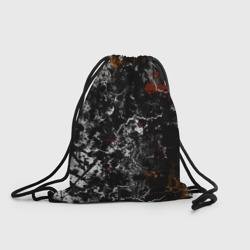 Рюкзак-мешок 3D Граффити трещины - абстрактный чёрный гранж