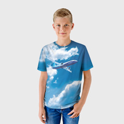 Детская футболка 3D Боинг 737 max 9 - фото 2