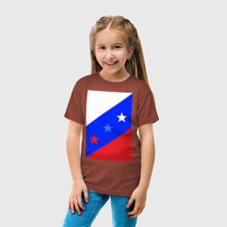 Детская футболка хлопок Три звезды Russia - фото 2
