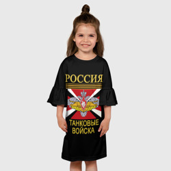 Детское платье 3D Россия - танковые войска - фото 2