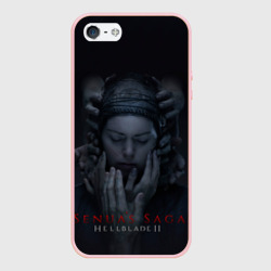 Чехол для iPhone 5/5S матовый Сенуа и руки Hellblade 2