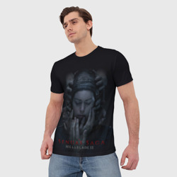Мужская футболка 3D Сенуа и руки Hellblade 2 - фото 2
