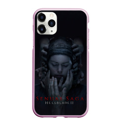 Чехол для iPhone 11 Pro Max матовый Сенуа и руки Hellblade 2