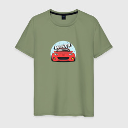 Мужская футболка хлопок Mazda Miata mx5 NC