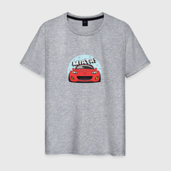 Mazda Miata mx5 NC – Мужская футболка хлопок с принтом купить со скидкой в -20%