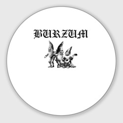 Круглый коврик для мышки Burzum Gnoms Edition