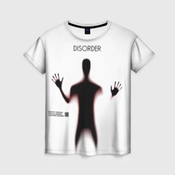 Женская футболка 3D Тёмный силуэт призрака