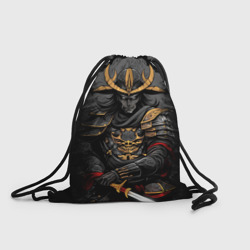 Рюкзак-мешок 3D Тёмный самурай