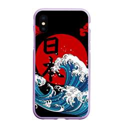 Чехол для iPhone XS Max матовый Japan sea