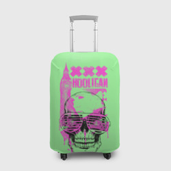 Чехол для чемодана 3D Hooligan - skull