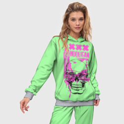 Женский костюм с толстовкой 3D Hooligan - skull - фото 2