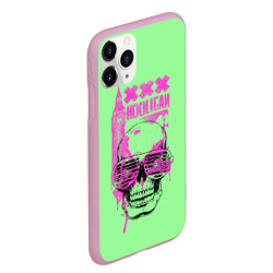 Чехол для iPhone 11 Pro Max матовый Hooligan - skull - фото 2