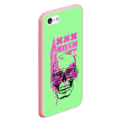 Чехол для iPhone 5/5S матовый Hooligan - skull - фото 2