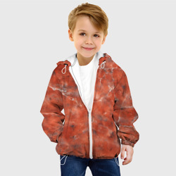 Детская куртка 3D Текстура красной яшмы - фото 2
