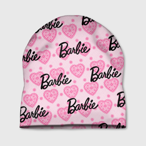Шапка 3D Логотип Барби и розовое кружево