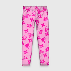 Барби паттерн розовый – Леггинсы с принтом купить