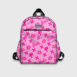 Детский рюкзак 3D Барби паттерн розовый