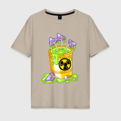 Мужская футболка хлопок Oversize Токсичные грибы