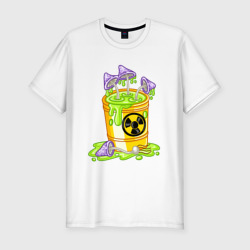 Мужская футболка хлопок Slim Токсичные грибы