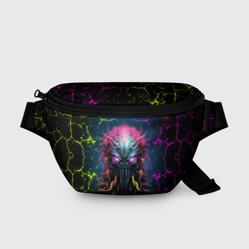Поясная сумка 3D Alien - neon style