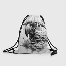 Рюкзак-мешок 3D Попугай ара в старинных очках