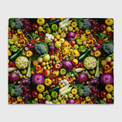 Плед 3D Свежие овощи и фрукты