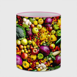Кружка с полной запечаткой Свежие овощи и фрукты - фото 2