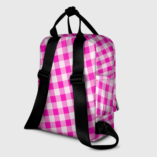 Женский рюкзак 3D Розовая клетка Барби - фото 5