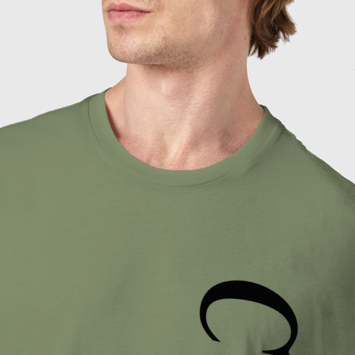 Мужская футболка хлопок Имя Степан, цвет авокадо - фото 6