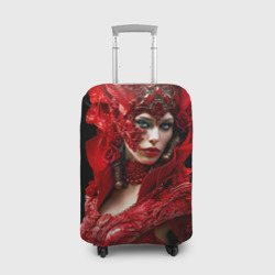 Чехол для чемодана 3D Красная королева