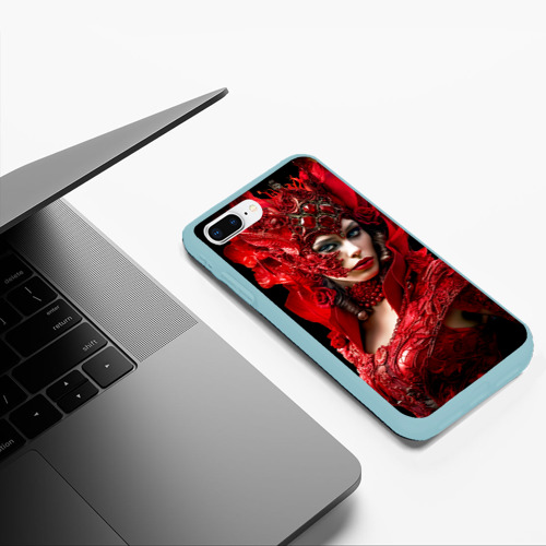 Чехол для iPhone 7Plus/8 Plus матовый с принтом Красная королева, фото #5