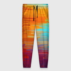 Женские брюки 3D Цветной глитч