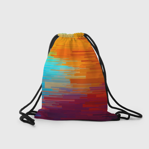 Рюкзак-мешок 3D Цветной глитч - фото 2